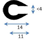 PVC Fenderlist 2002C Sort 15m