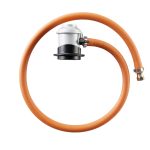 Regulatorsett Click-On 1,2m slange nippel og slangeklemmer