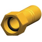 Whale Quick Connect  messingnippel 15mm han - 3/8" BSP hun